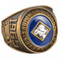 Anillo personalizado de campeonato de oro de la réplica de la liga de béisbol