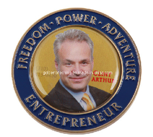Moneda de souvenir de alta calidad impresa personalizada