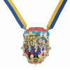 Medalla de celebración de carnaval de níquel de metal de fundición personalizada a precio de fábrica con cadena
