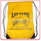 Mochila de cordón de poliéster de alta calidad personalizada