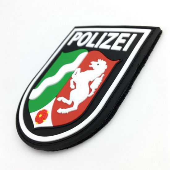 Logotipo personalizado de marca de marca parches de PVC de goma