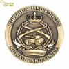 Moneda de ejército 3D plateada de cobre de alta calidad personalizada