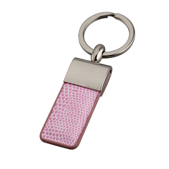 Llave de cuero de emblema militar de metal personalizado FOB