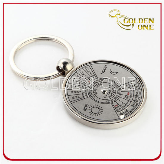 Cadena de metal de calendario de níquel níquel promocional
