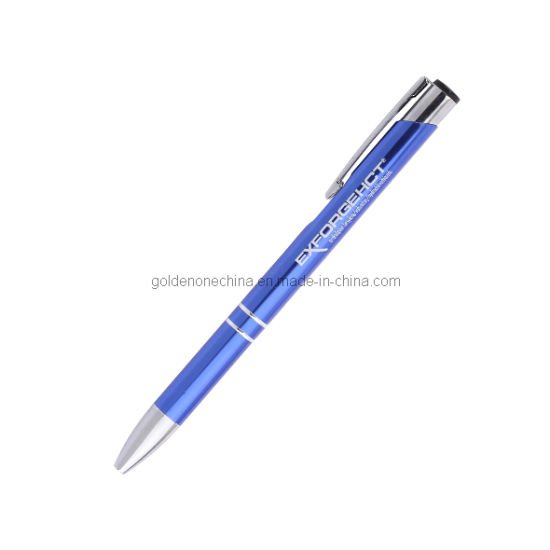 Promoción regalo láser grabado barato bolígrafo pluma