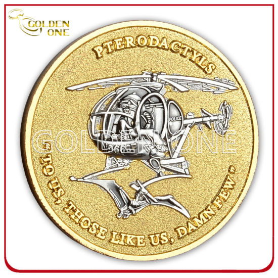Moneda militar extranjera de bronce antiguo personalizado