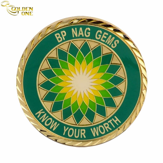 Diseño personalizado Moneda militar de la botella militar