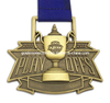 Medalla de recuerdo de esmalte suave de latón antiguo personalizado